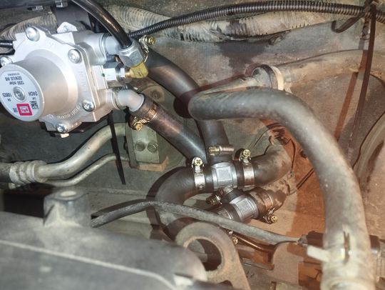 Подключение газового редуктора КИА Рио