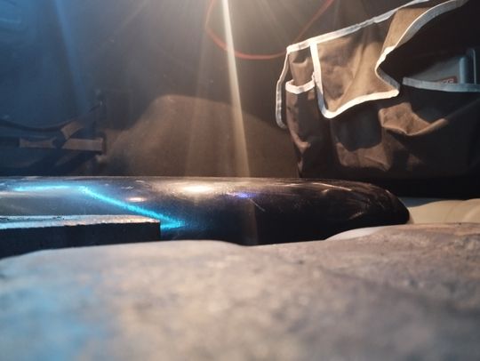 Выступание газового баллона КИА Рио